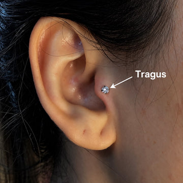Tragus pīrsings – caurduršana, dzīšana un kopšana