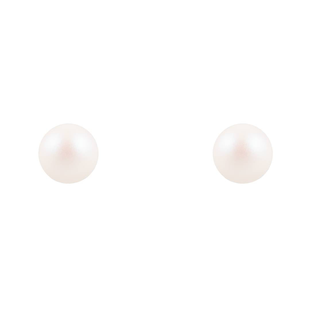 Sudraba auskari ar pearlescent pērlēm