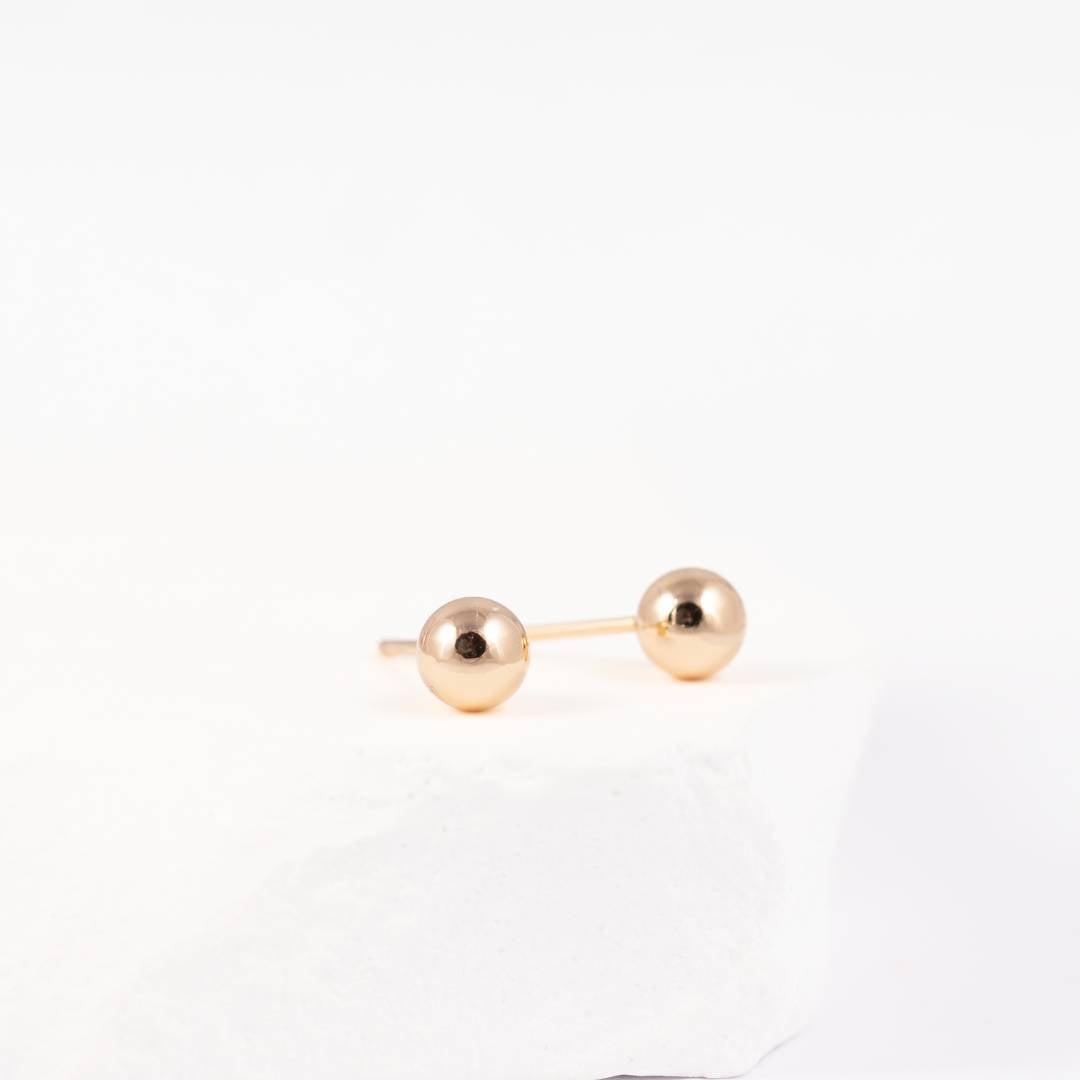 Antialerģiski nagliņu auskari Pamela zelta