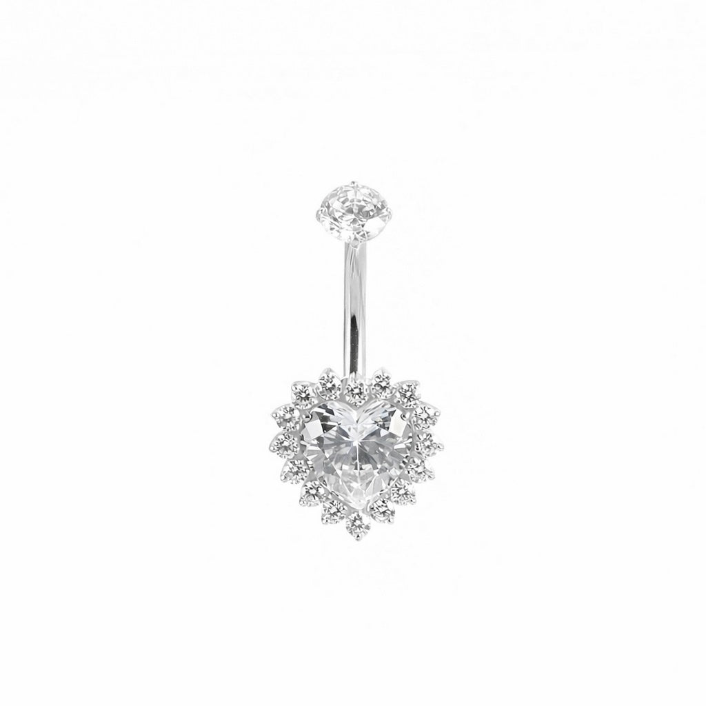 Antialerģisks nabas pīrsings ar skrūvējamu aizdari ANTRA.