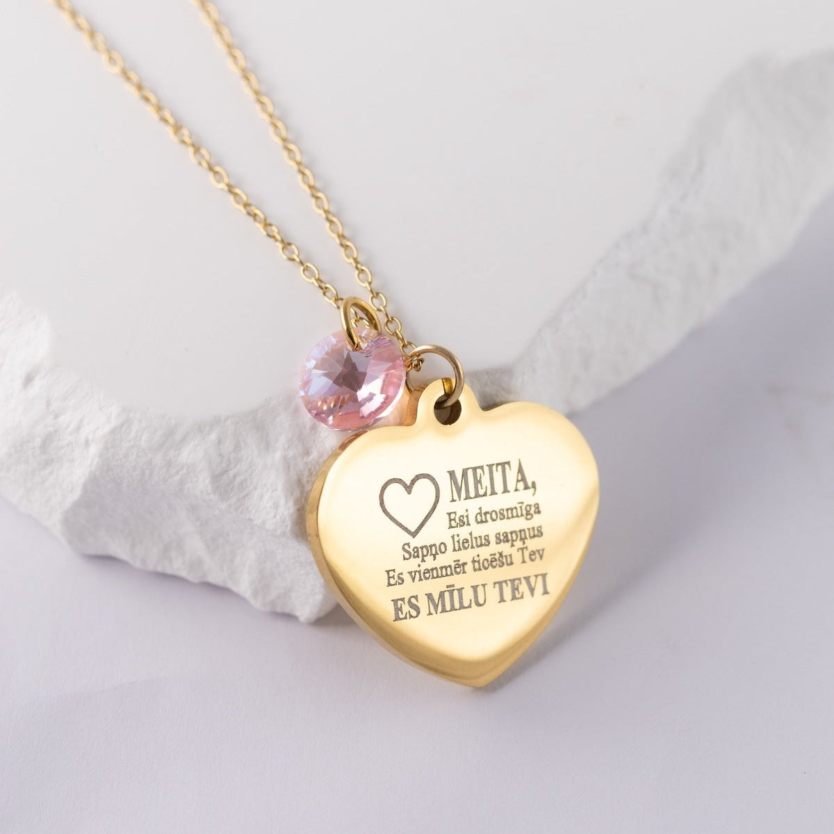 Personalizēta kaklarota ar gravējumu